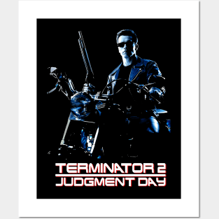 The Man Of The Future Terminators Juogment Day Posters and Art